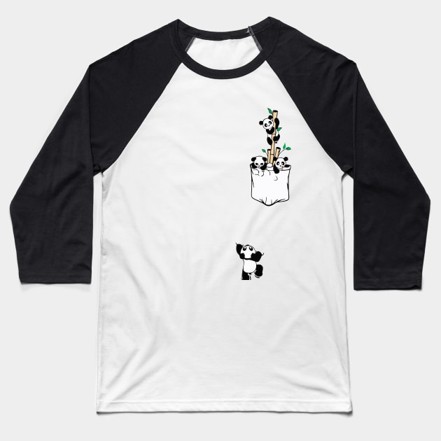 panda Baseball T-Shirt by Bxnny.Arts